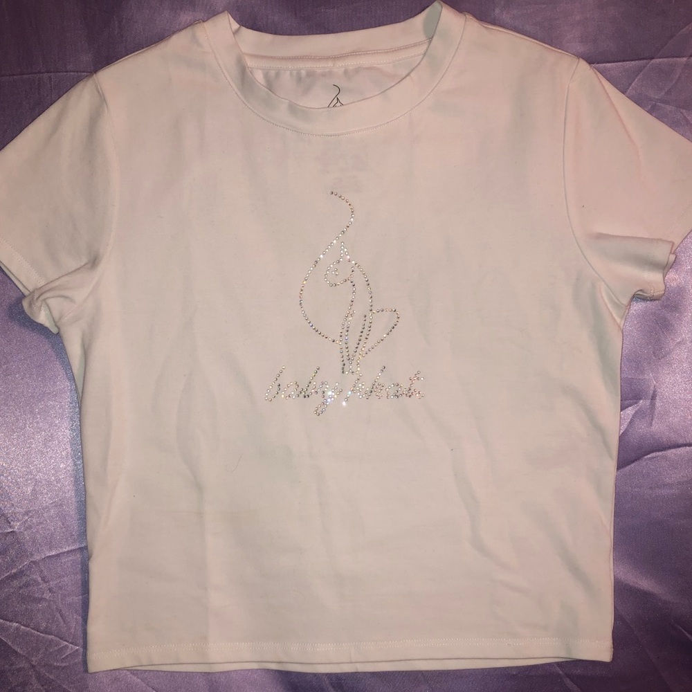 BABY PHAT RHINESTONE T SHIRT 👼🏼🤍